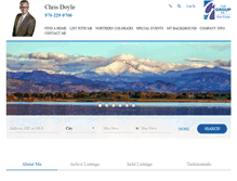 Tablet Screenshot of chris-doyle.com